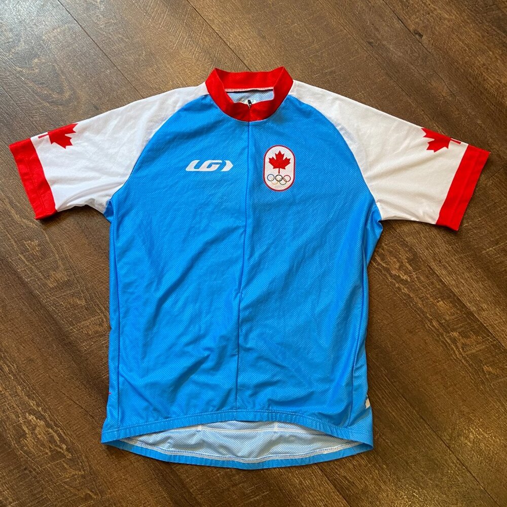 Louis Garneau Equipe Pro Replica 2 Canada Cycling Jersey - Size XL - Picture 2 of 6